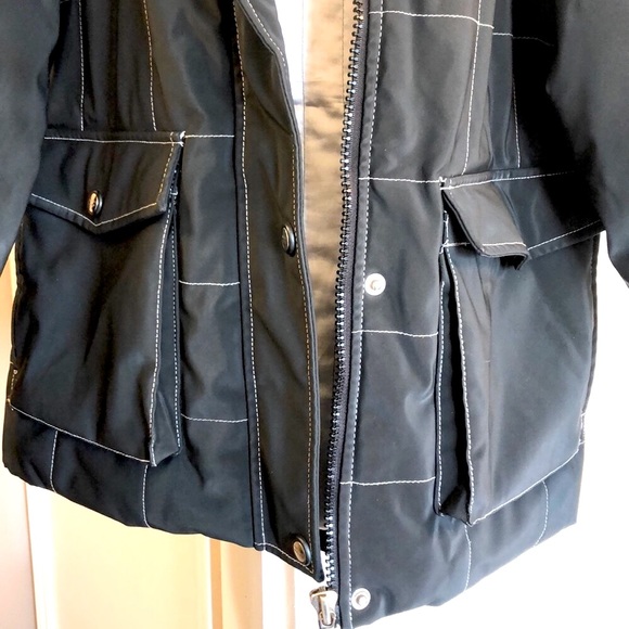 🔵Nicole Miller Faux Fur Collar Coat - Picture 2 of 5